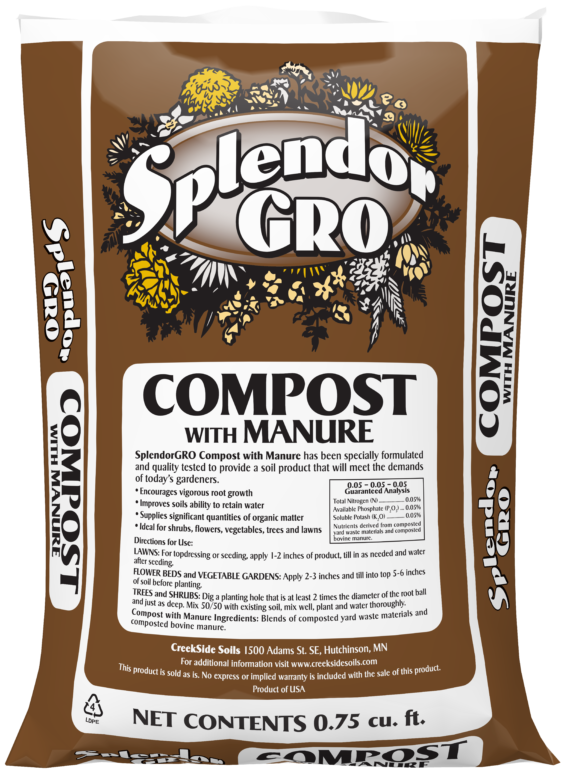 Splendor Gro Compost with manure bag