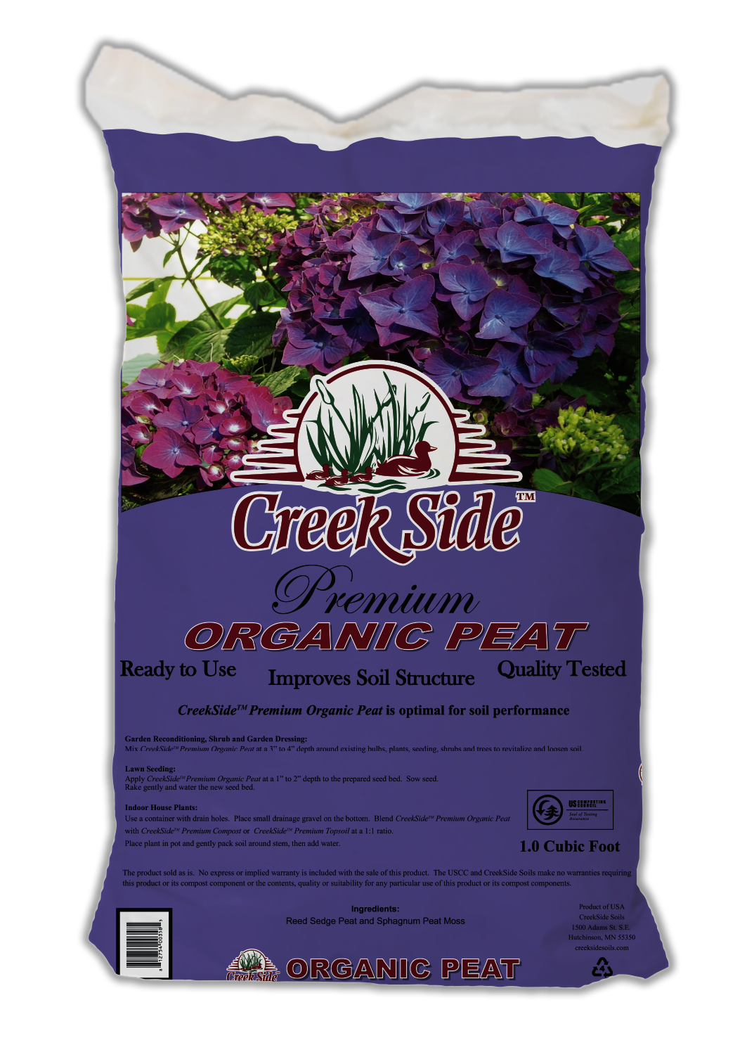 Premium Organic Peat Creekside Soil