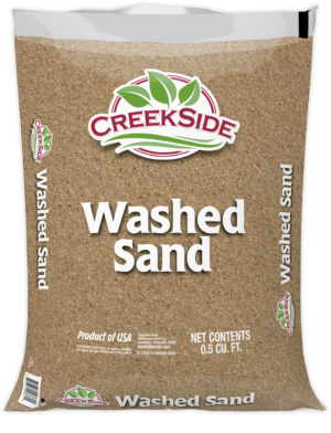 Washed sand bag